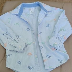 Carter's Dino dress shirt